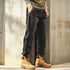 Vintage Wash Side Line Denim Jogger Pants P1828